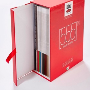 TABU Red Box 555 무늬목 샘플북